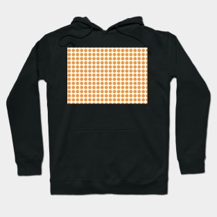 Polka Dot Design Retro Palette - Yellow Hoodie